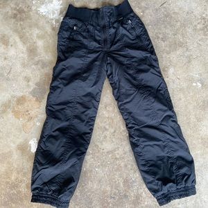 Tyrolia black sz 10 girls ski pants EUC easy to wear